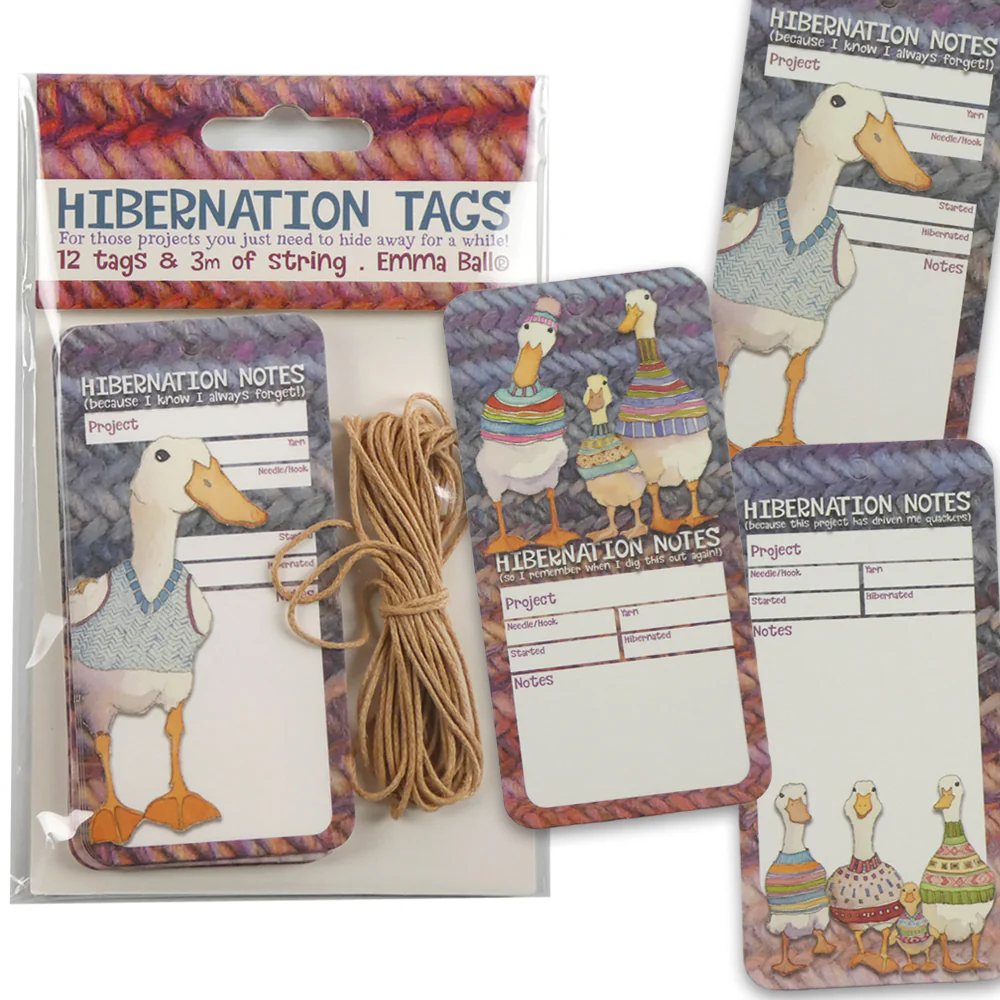 Emma Ball Hibernation Tags - Dapper Ducks