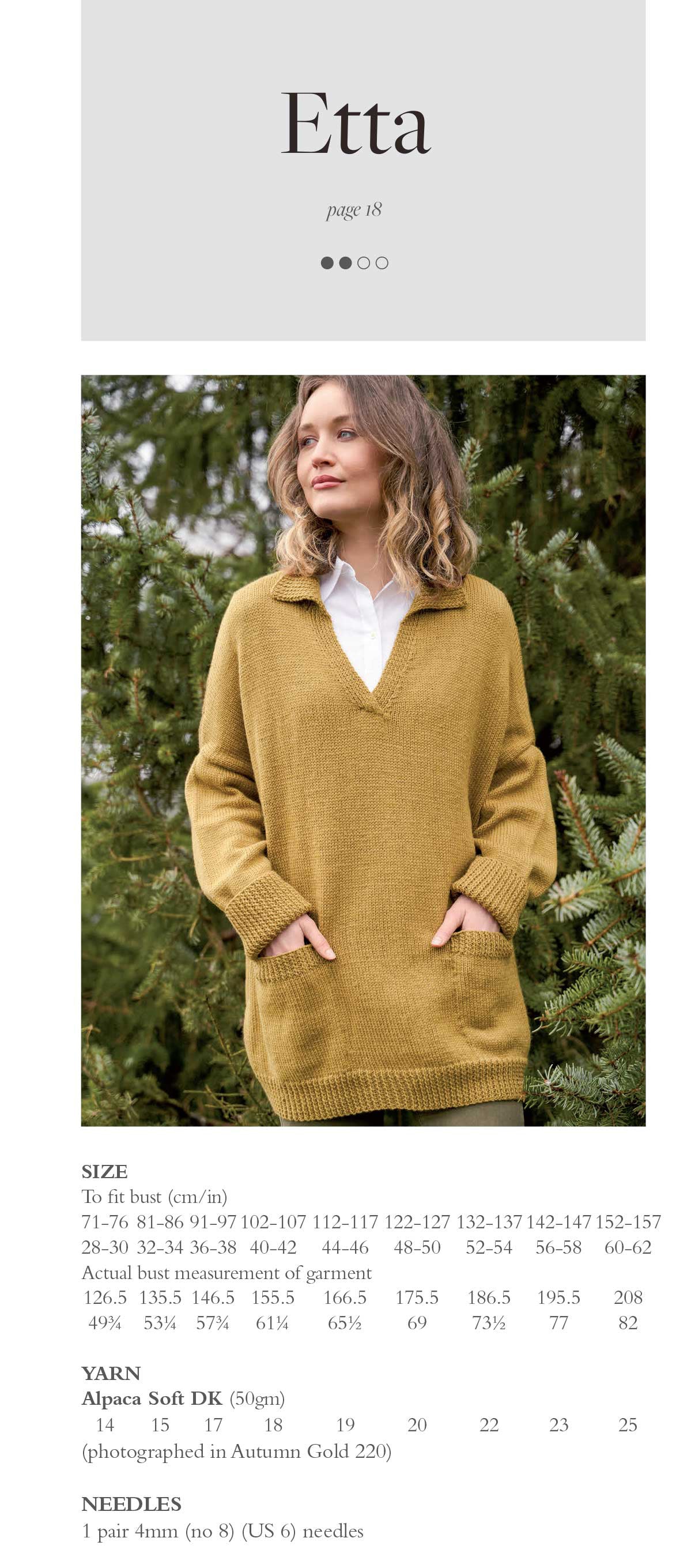 Etta Sweater in Rowan Alpaca Soft Dk - Digital Version ZB328-00004 - Image 2