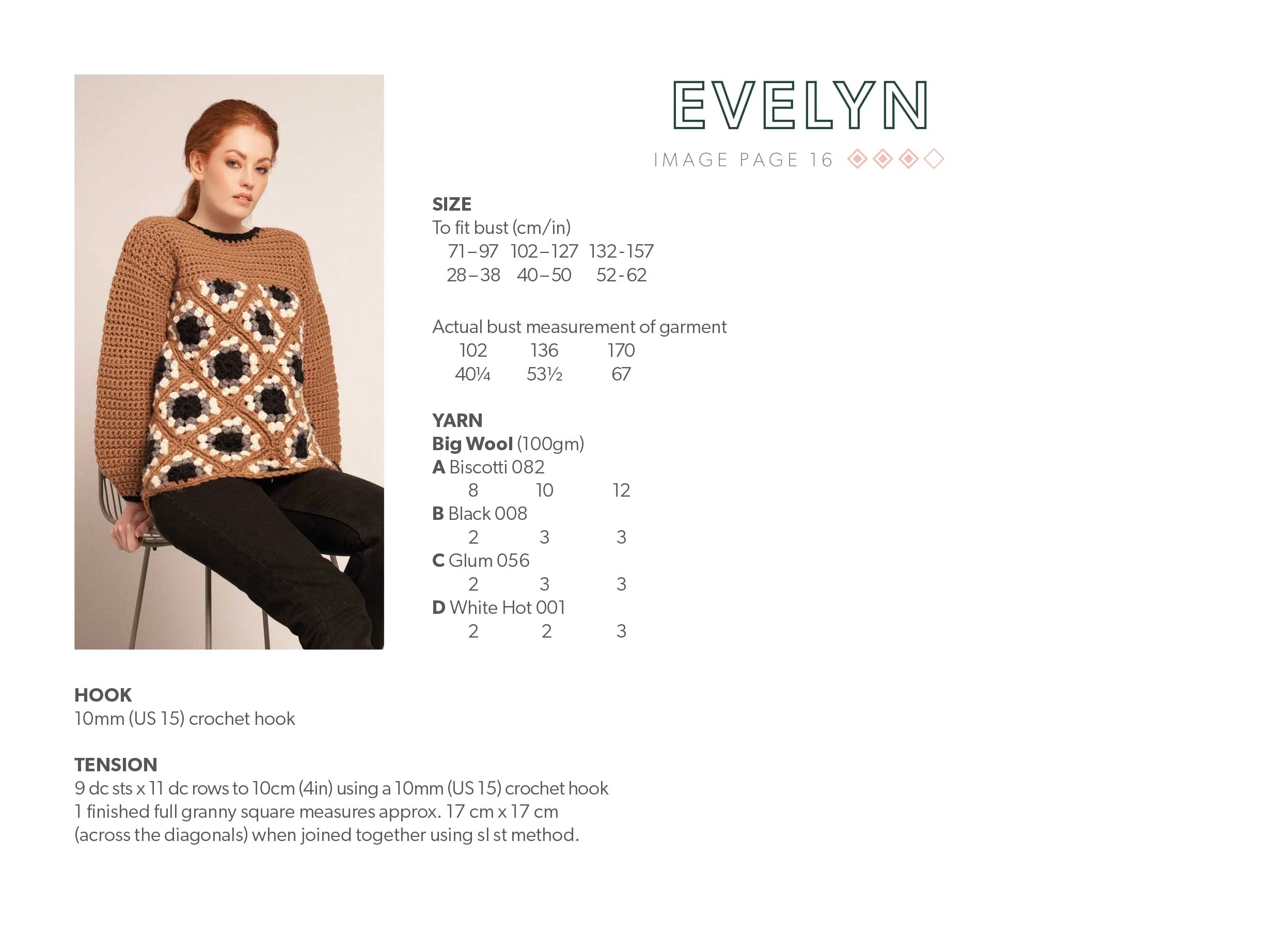 Evelyn in Rowan Big Wool - Digital Version RTP003-0001 - Image 2
