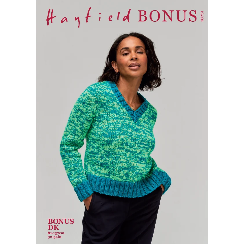 Fashion Fusion Sweater in Hayfield Bonus Dk