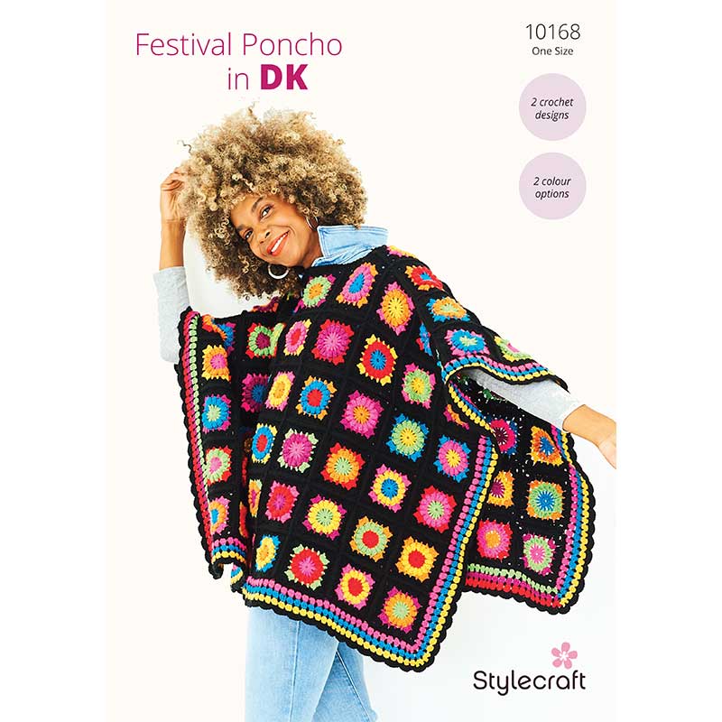 Festival and Niamh Ponchos Pattern in Stylecraft Special DK