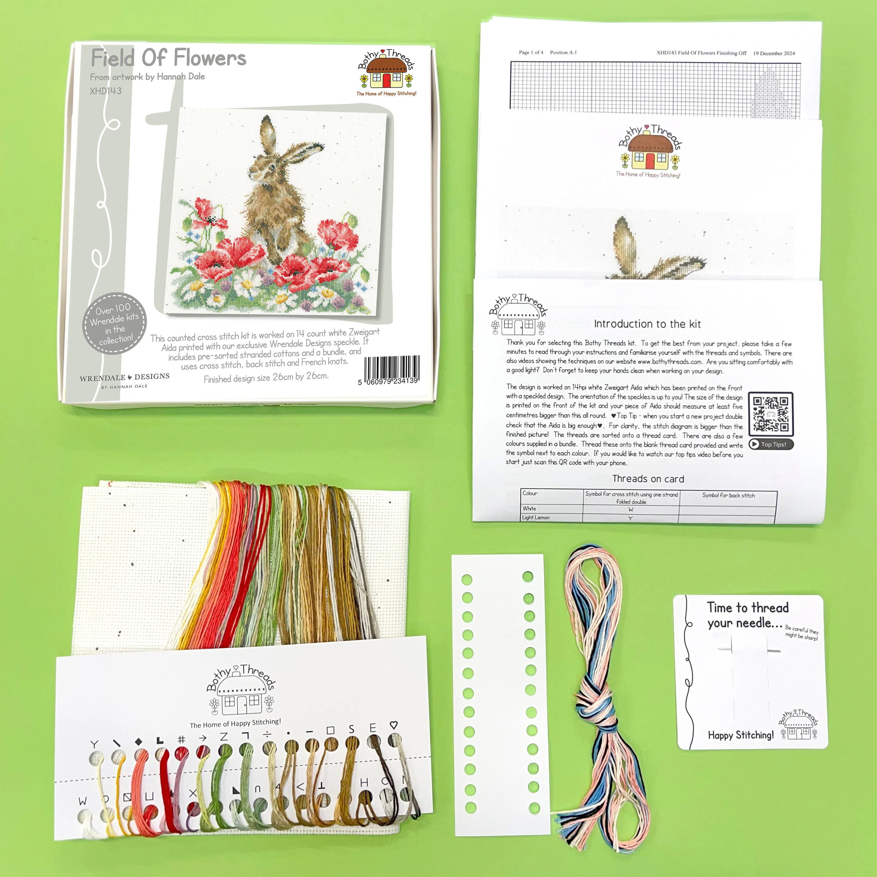 Field of Flowers - Bothy Threads Cross Stitch Kit - Image 2