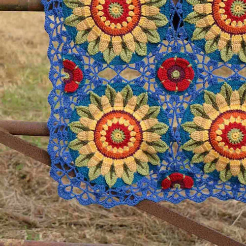 Fields of Gold Crochet Blanket Pattern by Janie Crow - Digital Version