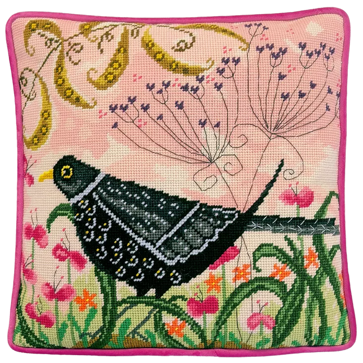 Flights of Fancy Blackbird - Bothy Threads Tapestry