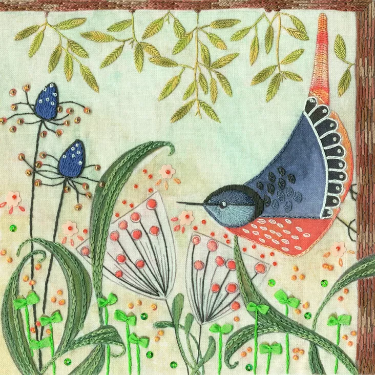 Flights of Fancy: Nuthatch- Bothy Threads Embroidery Kit
