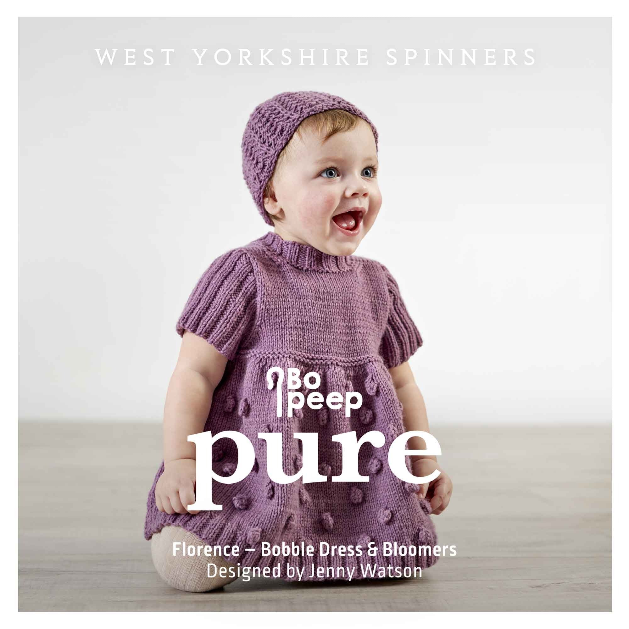 Florence Bobble Dress and Bloomers in West Yorkshire Spinners Pure Dk - Digital Pattern DBP0004