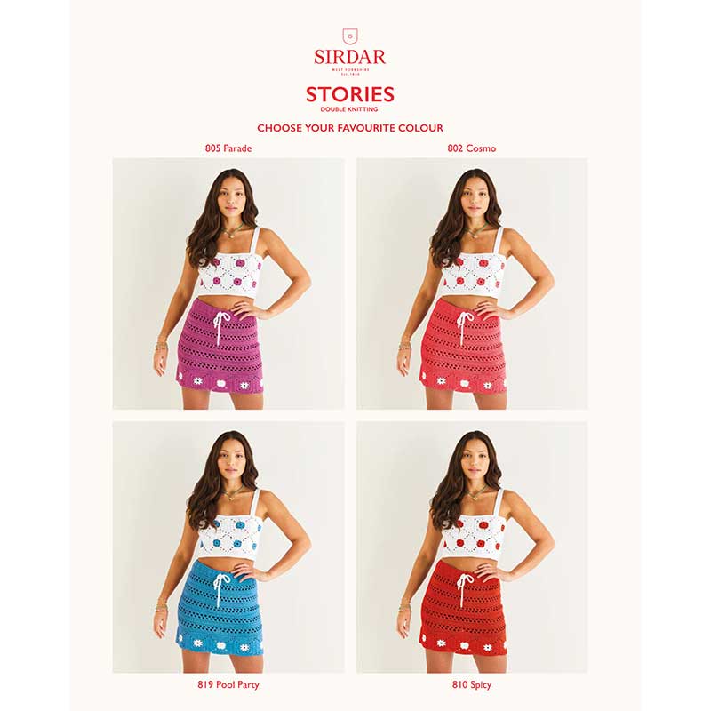 Flower Power Two Piece in Sirdar Stories Dk - Digital Version 10530 - Image 3