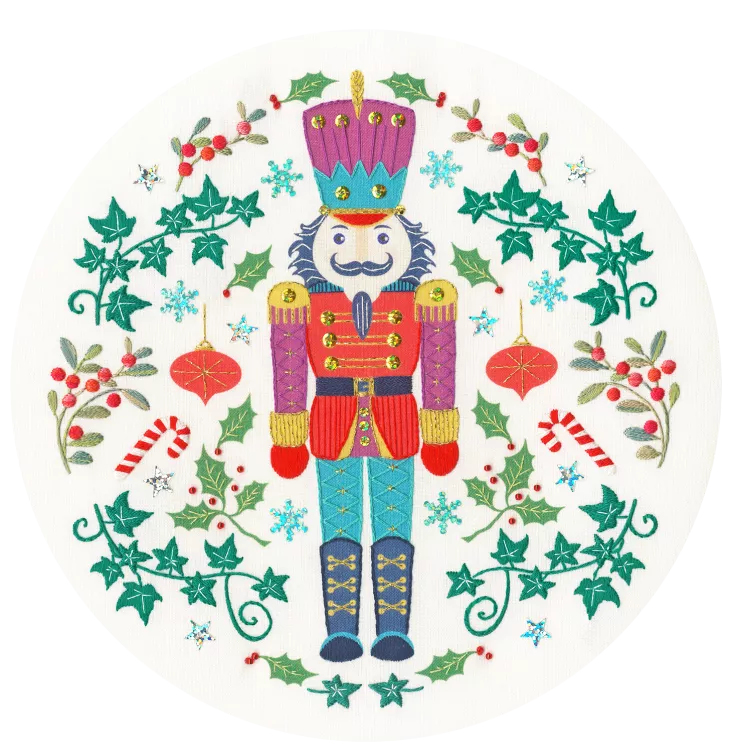 Folk Christmas - Bothy Threads Felt Embroidery Kit