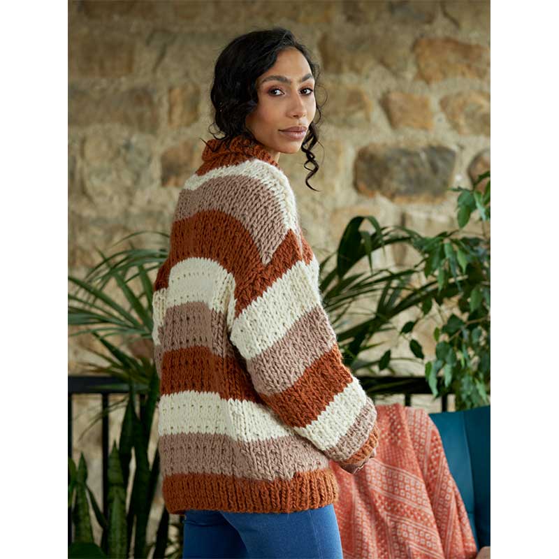 Freda Fleck Stitch Jumper and Cardigan in West Yorkshire Spinners ReTreat - Digital Version WYS0183 - Image 3