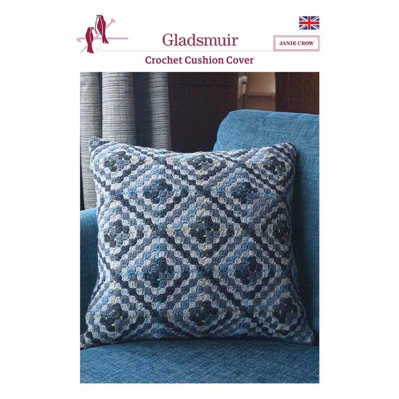 Gladsmuir Crochet Cushion Cover Pattern by Janie Crow - Digital Version - Image 2