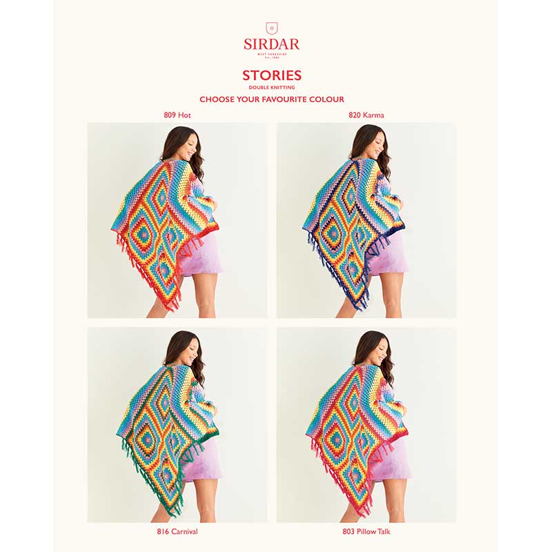 Glasto Poncho in Sirdar Stories Dk - Digital Version 10523 - Image 3