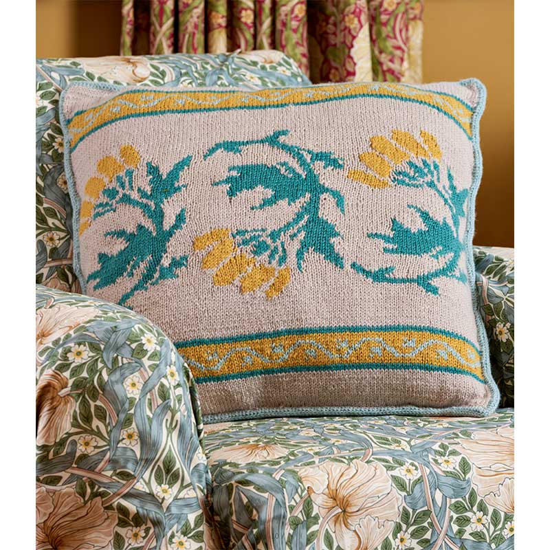 Grafton Cushion in West Yorkshire Spinners Morris Dk - Image 4