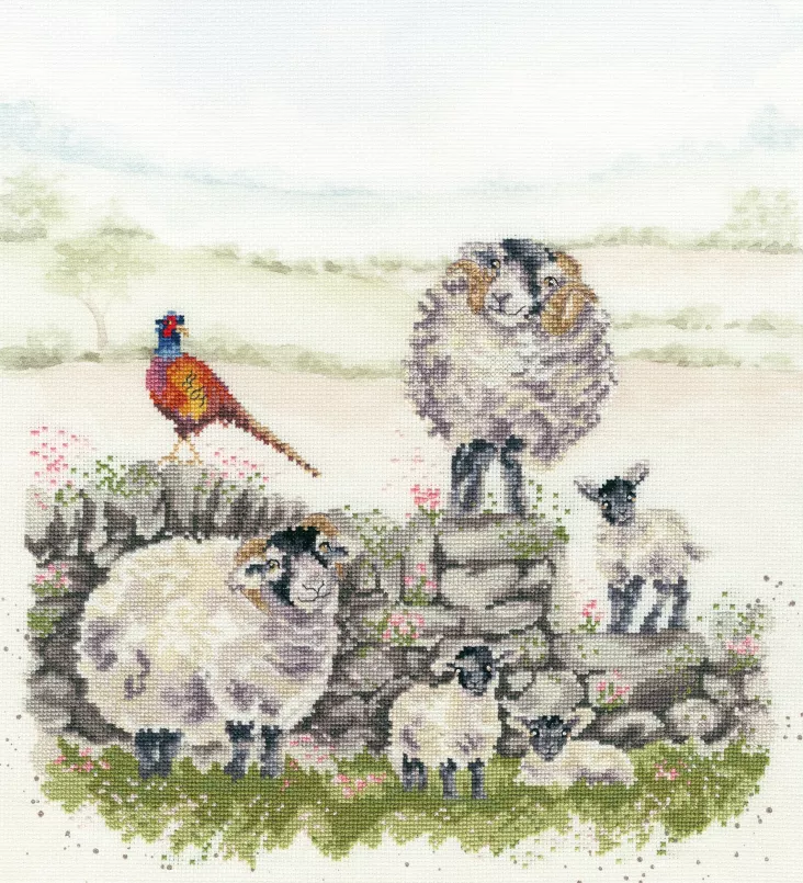 Green Pastures - Bothy Threads Cross Stitch Kit