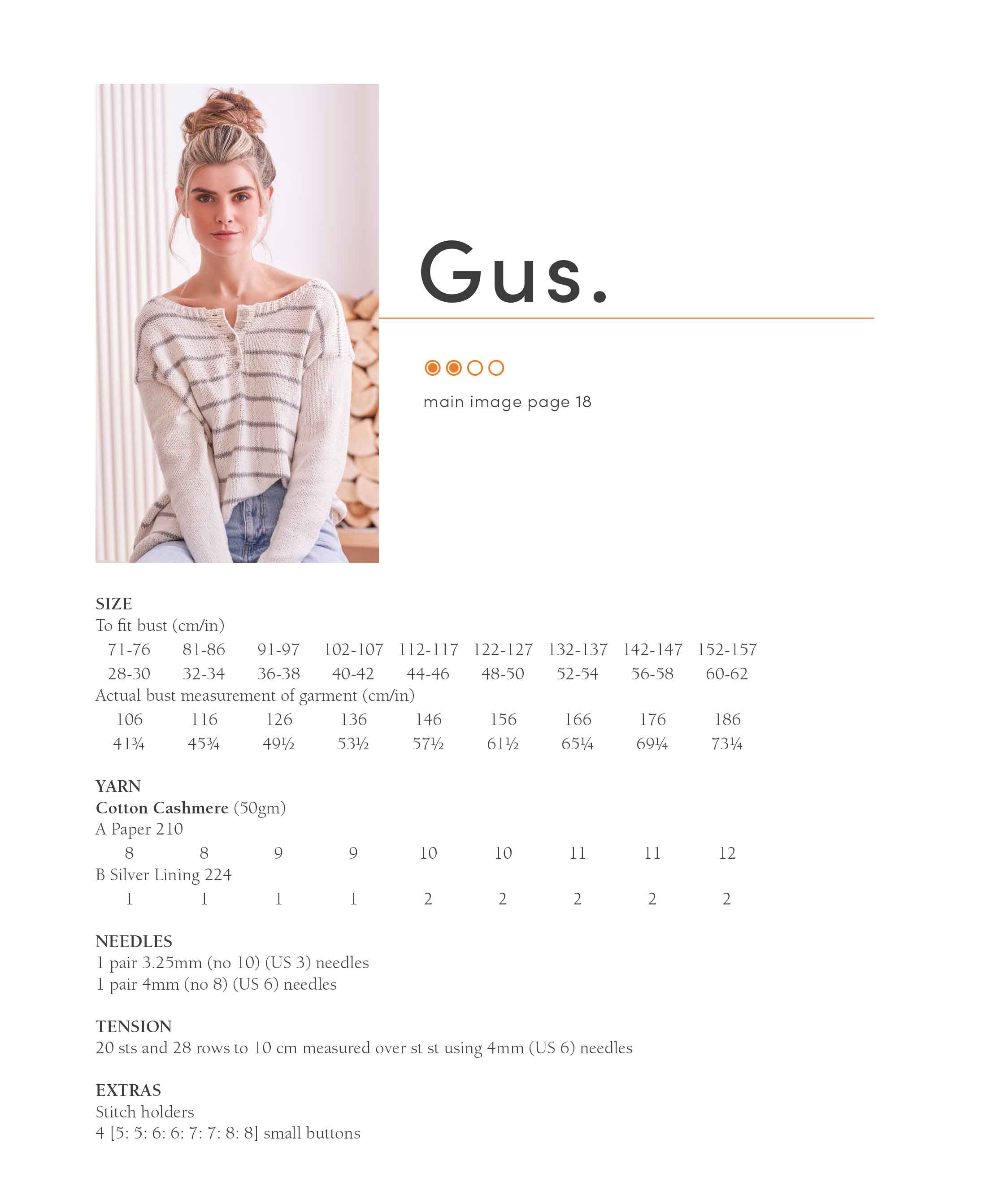 Gus in Rowan Cotton Cashmere - Digital Version RTP006-0002 - Image 2