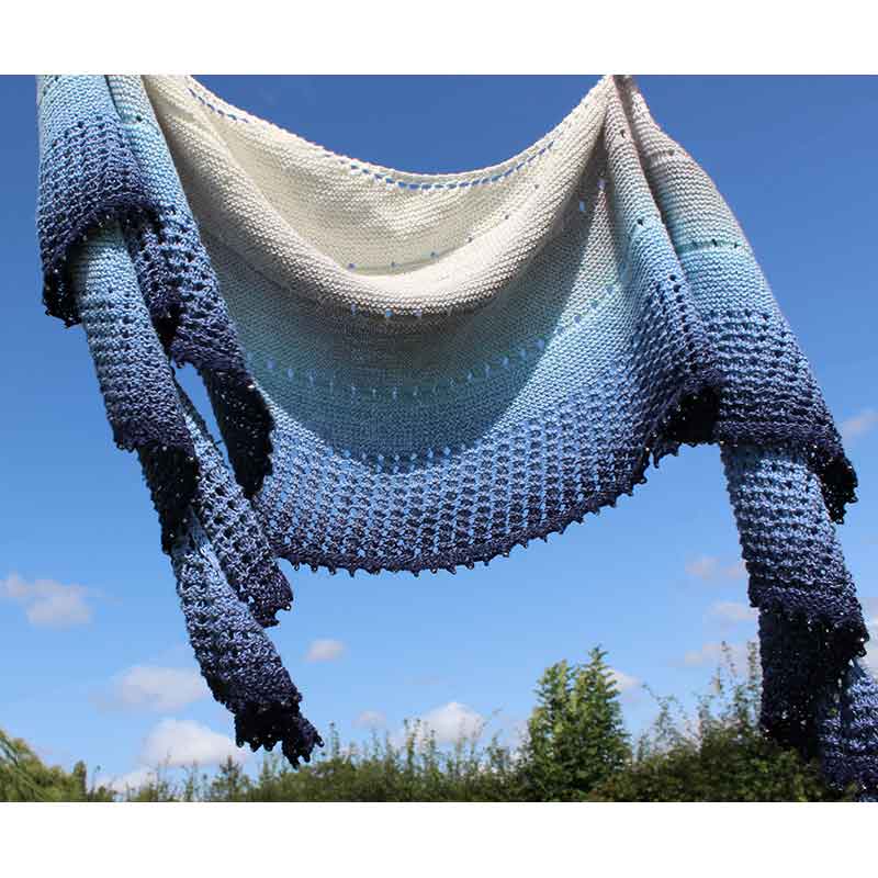 Halina Beaded Shawl in Scheepjes Whirl - by Lynne Rowe - Digital Version - Image 3