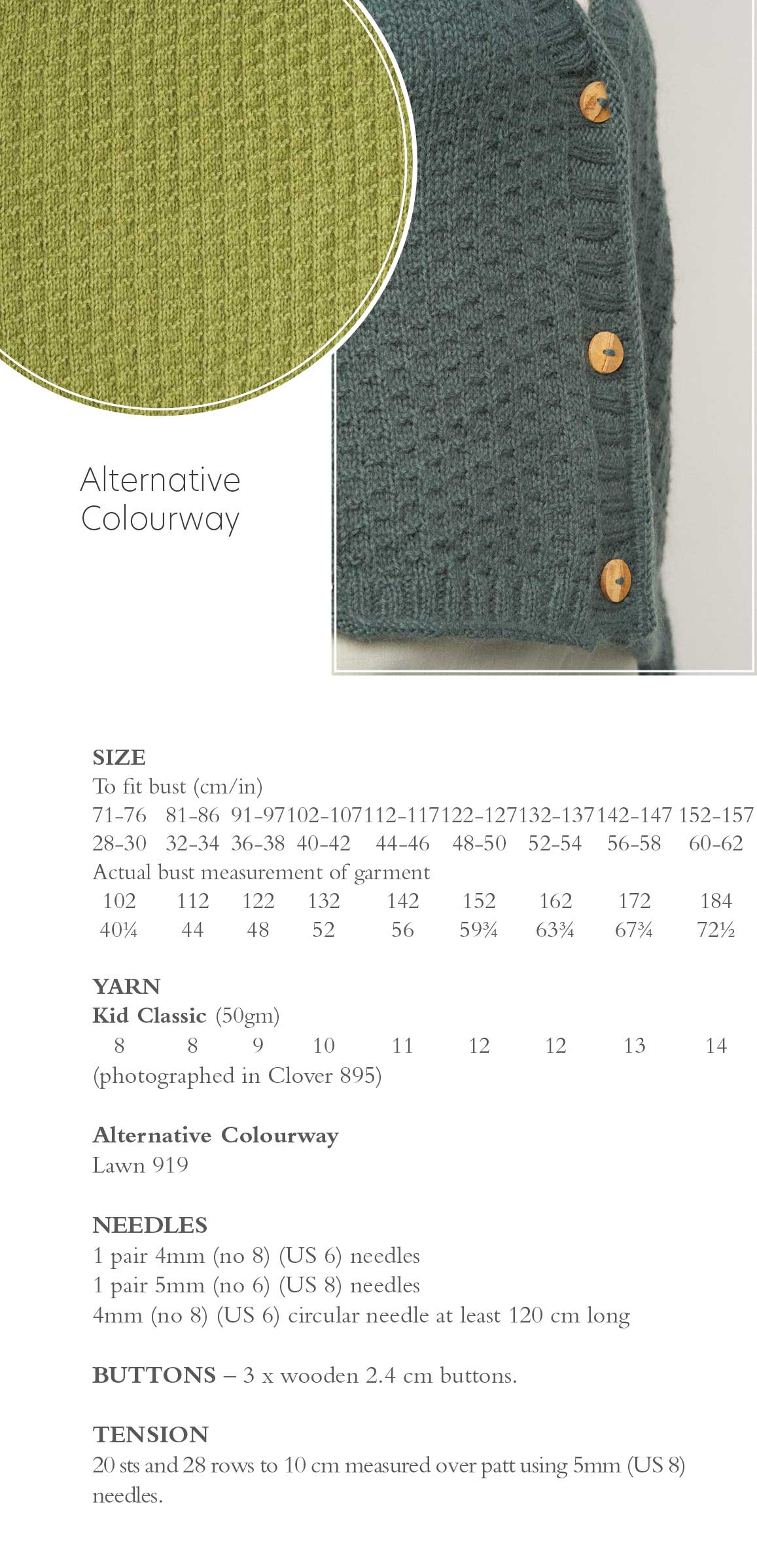 Halley Cardigan in Rowan Kid Classic - Digital Version ZB329-00004 - Image 2