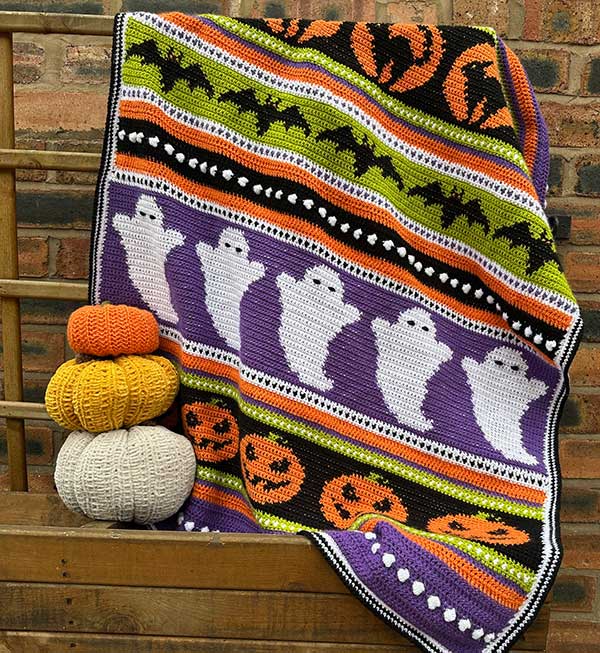 Halloween Dreams Blanket Pattern Booklet by Anita Gibney - Image 3