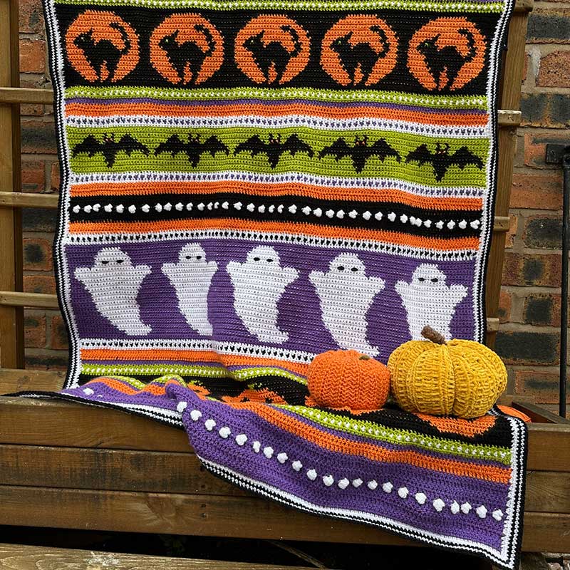 Halloween Dreams Blanket Pattern Booklet by Anita Gibney - Image 8