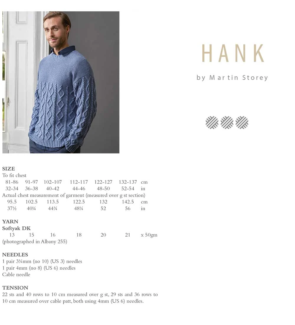 Hank Sweater in Rowan Softyak Dk - Digital Version - Image 2