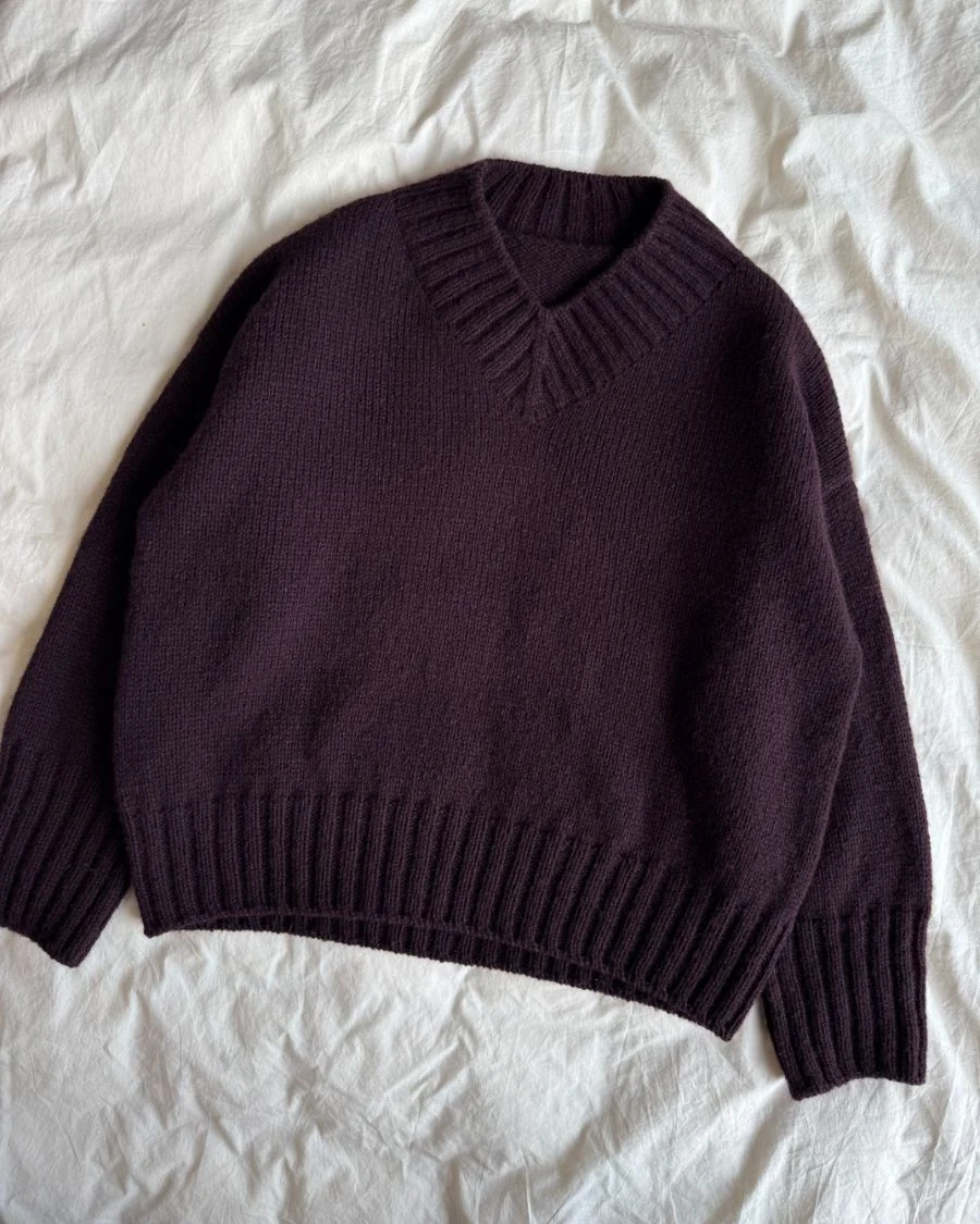 Hannah Sweater V-Neck by PetiteKnit - Image 2