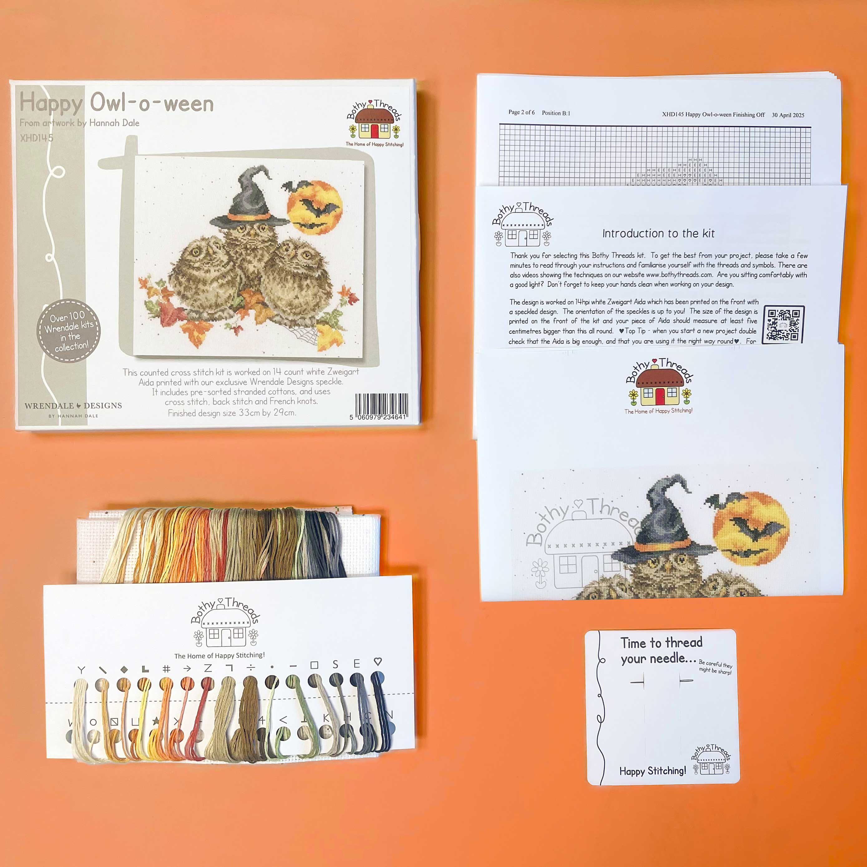Happy-Owl-O-Ween  - Bothy Threads Cross Stitch Kit - Image 2