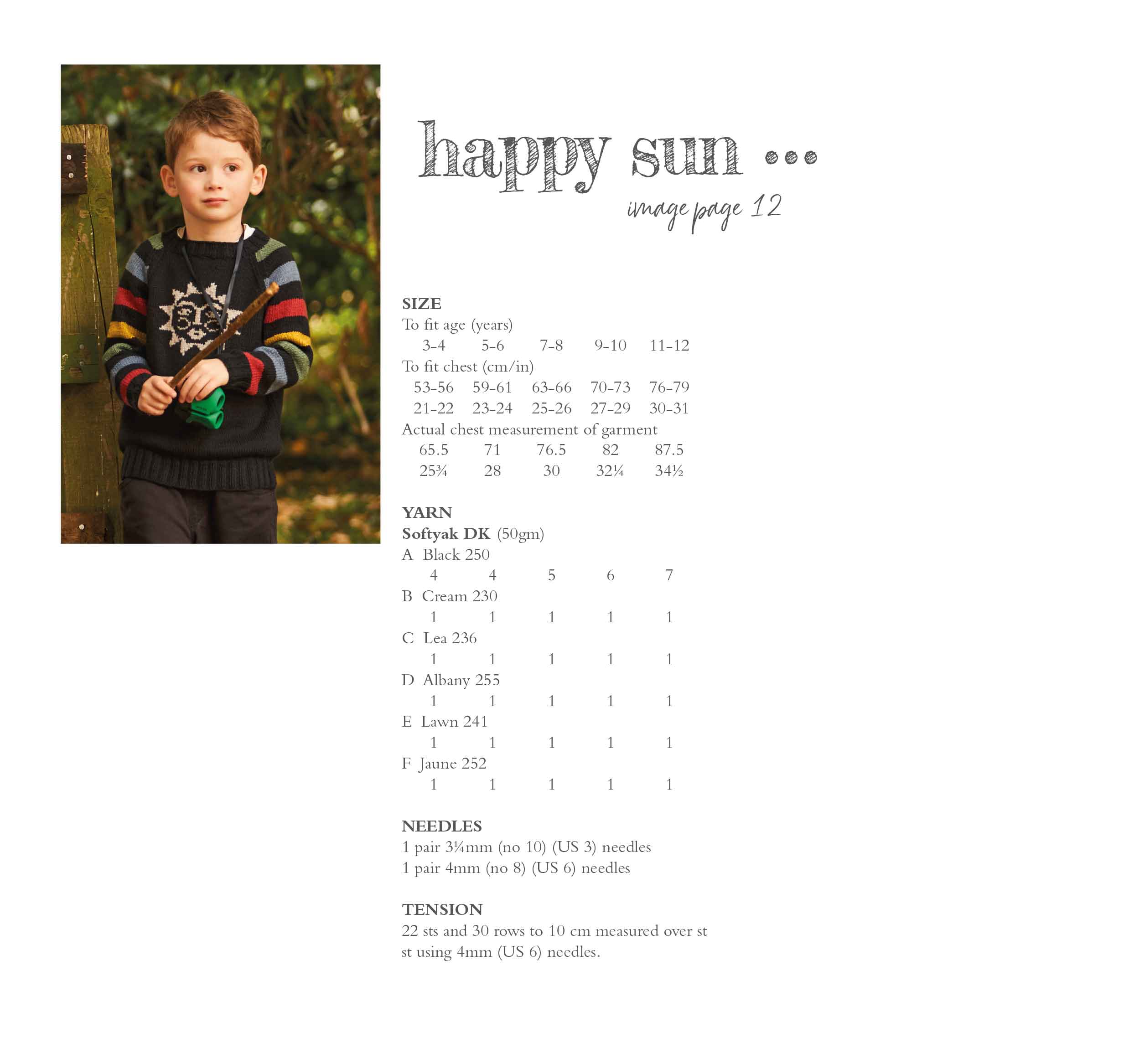 Happy Sun in Rowan SoftYak Dk - Digital Version ZB332-00002 - Image 2