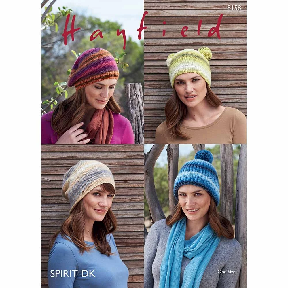 Hats in Hayfield Spirit DK