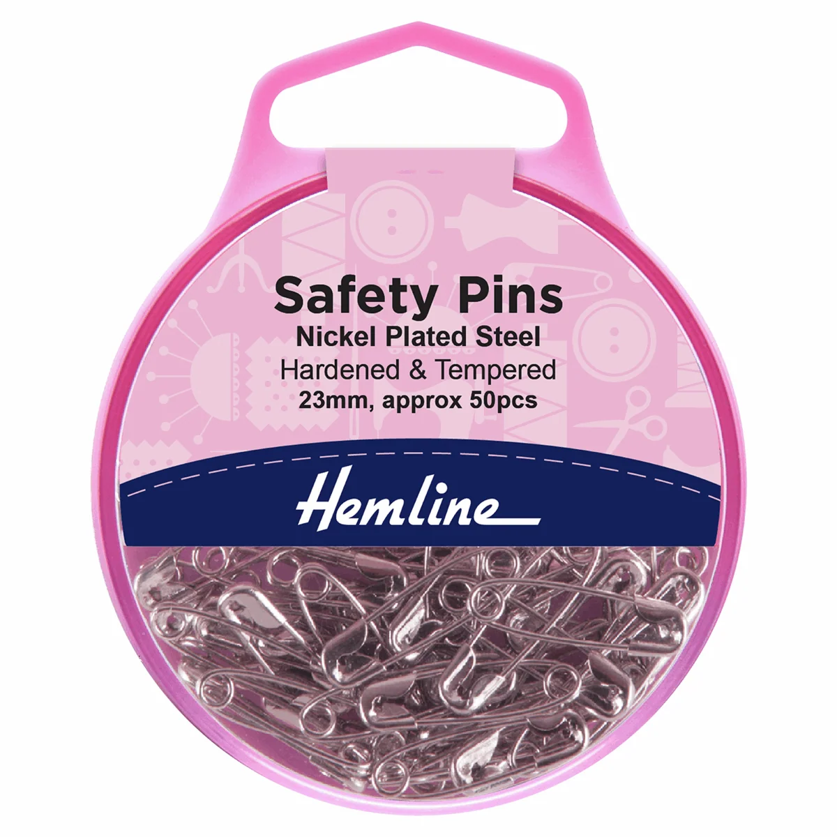 Hemline Safety Pins - 23mm 50 pieces - Image 2