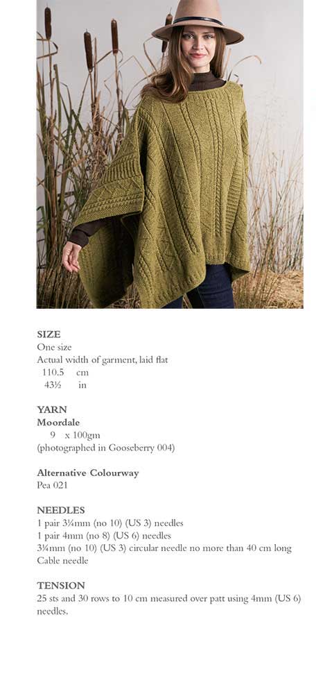 Herriot Poncho in Rowan Moordale - Digital Version - Image 3