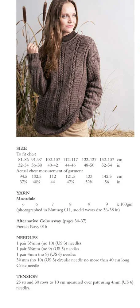 Herriot Sweater in Rowan Moordale - Digital Version - Image 3