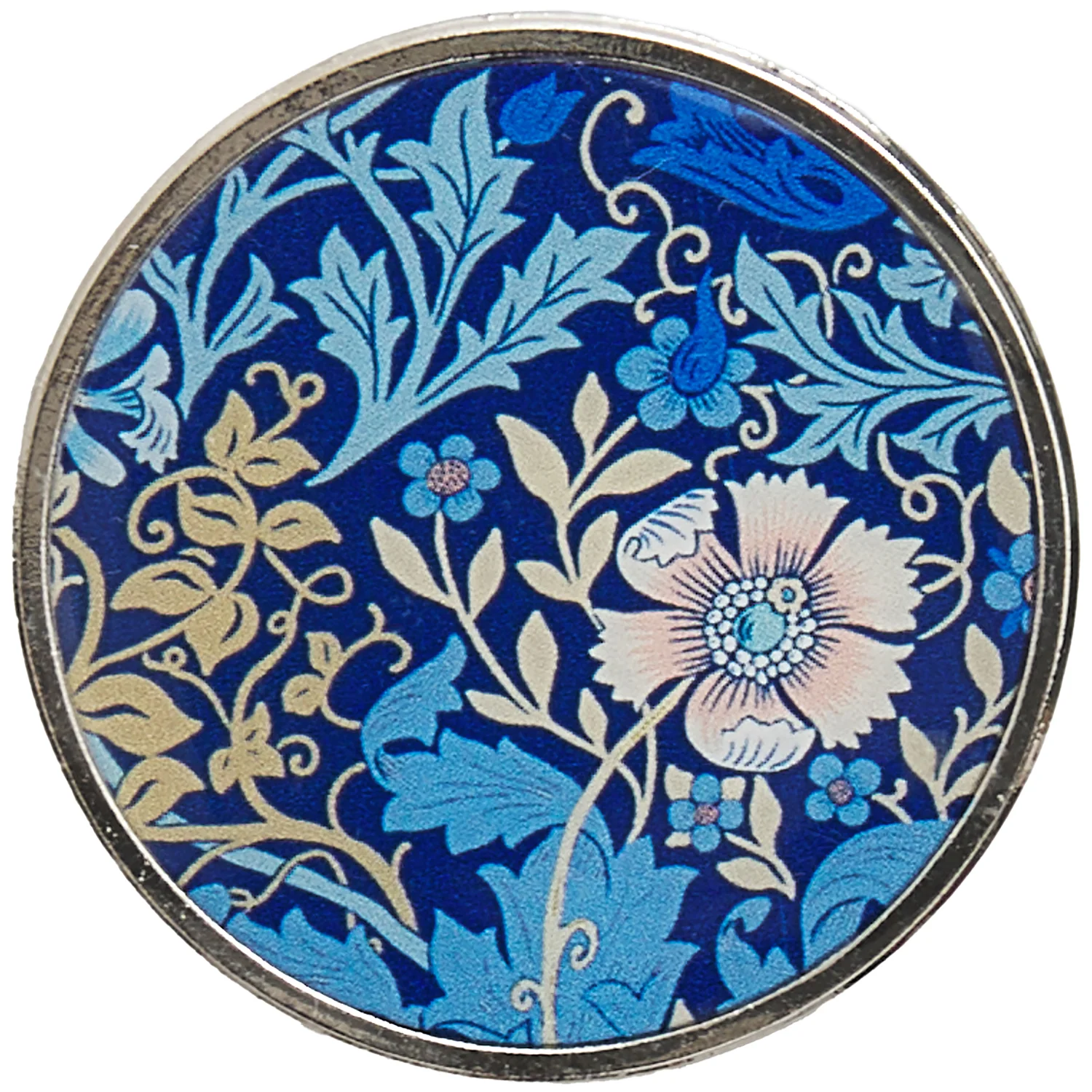 Hobby Gift Magnetic Needle Minder - Woodblock Floral - Image 2