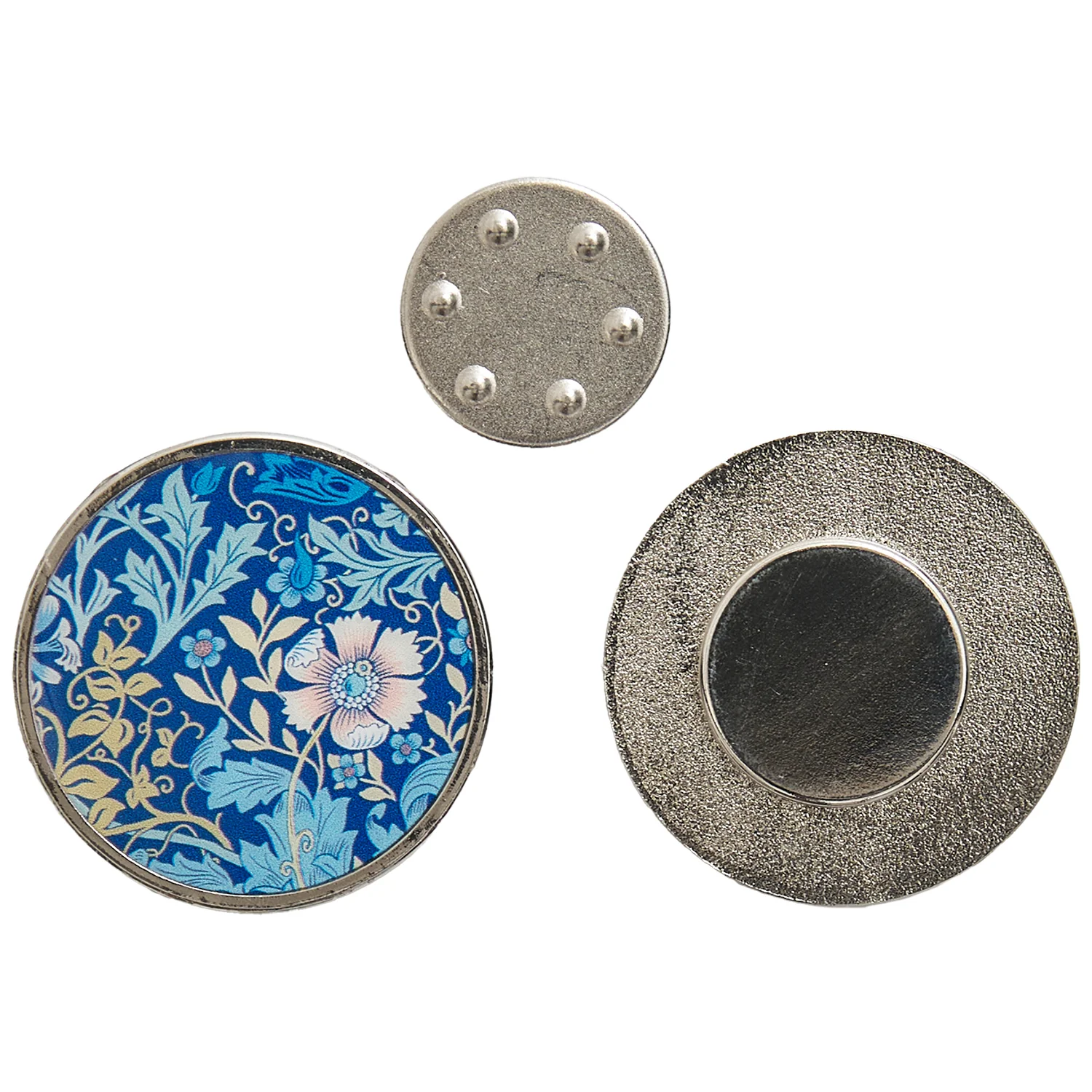 Hobby Gift Magnetic Needle Minder - Woodblock Floral - Image 3