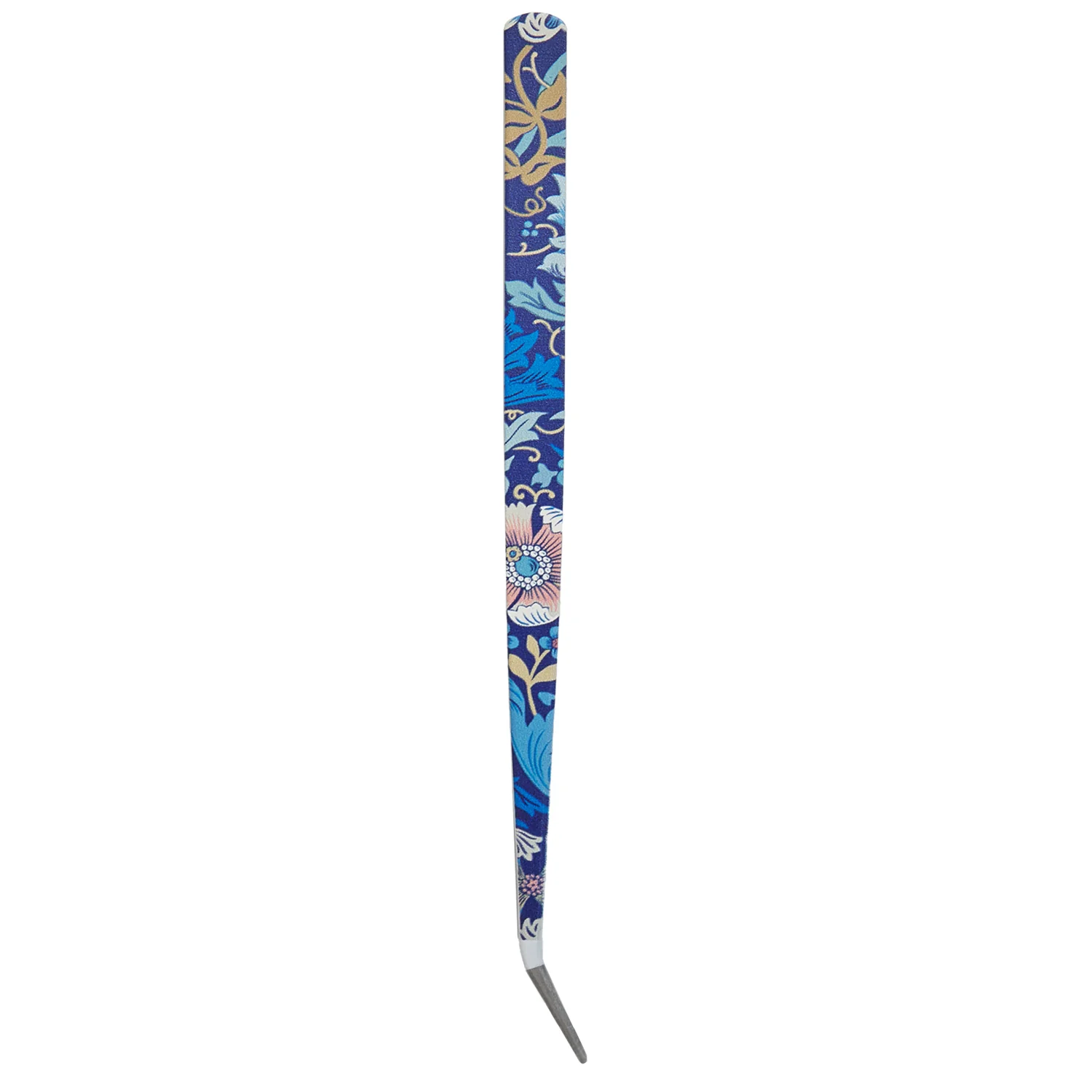 Hobby Gift Tweezers Fine Point - Woodblock Floral - Image 2