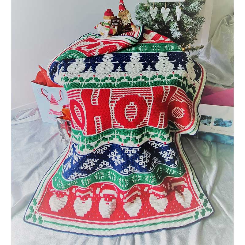 HoHoHo Blanket CAL - Traditional in Stylecraft Special Dk - by Rosina Plane - Image 2