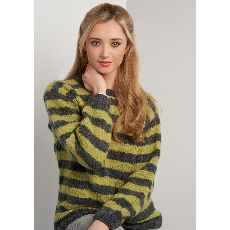 Hook Plain Sweater in Rowan Brushed Fleece - Digital Version RTP004-0005 - Image 3