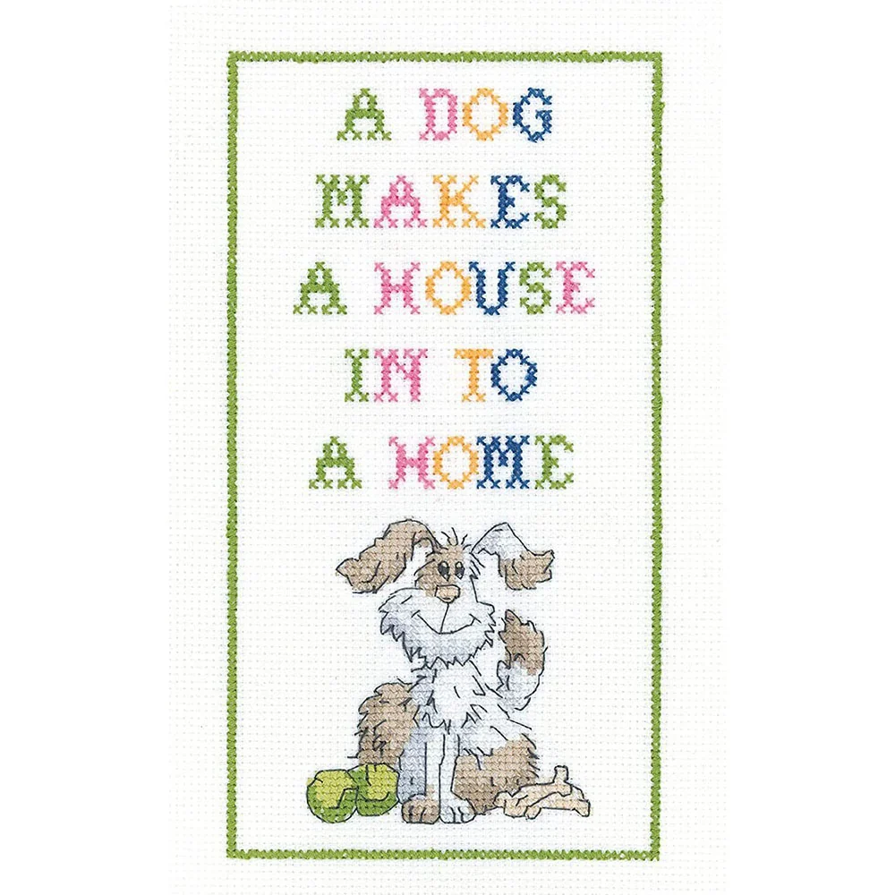 House In To A Home - Heritage Crafts Cross Stitch Kit