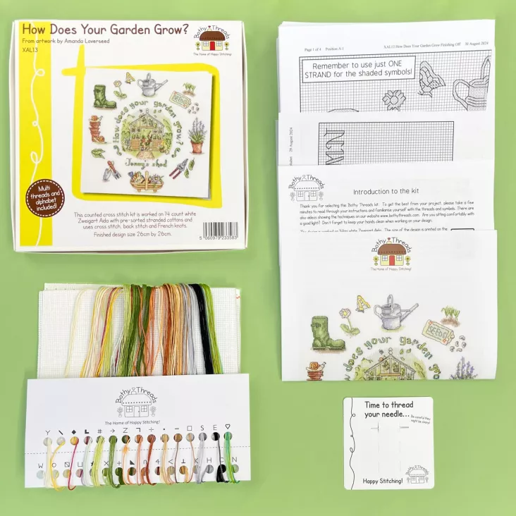 How Does Your Garden Grow? - Bothy Threads Cross Stitch Kit - Image 2
