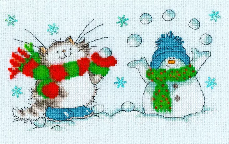 It's Snow Fun Without You - Bothy Threads Cross Stitch Kit