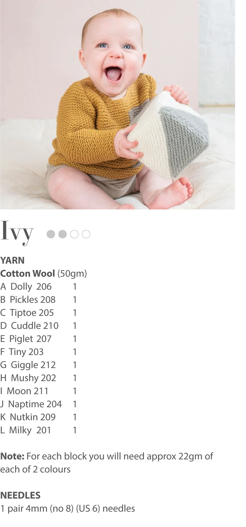 Ivy Soft Building Blocks in Rowan Cotton Wool - Digital Version - Image 2