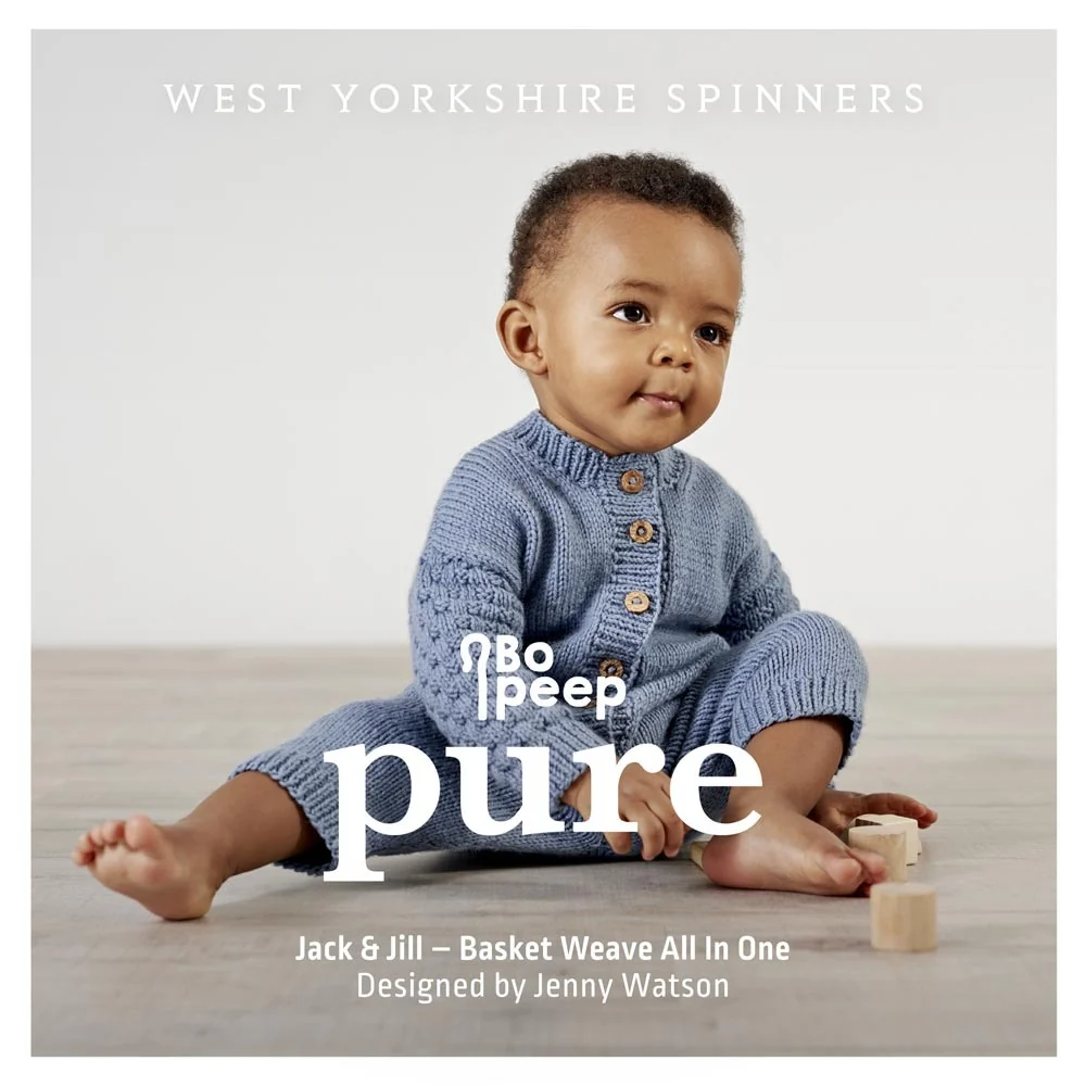 Jack and Jill Basketweave All in One in West Yorkshire Spinners Pure Dk - Digital Pattern DBP0007
