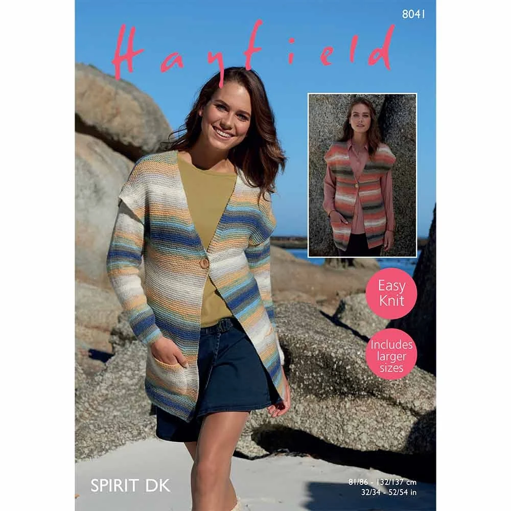 Jacket and Waistcoat in Hayfield Spirit DK
