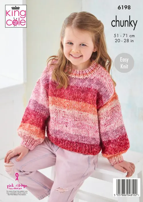 Jacket & Sweater Knitted in King Cole Hedgerow Chunky - Digital Version 6198 - Image 3