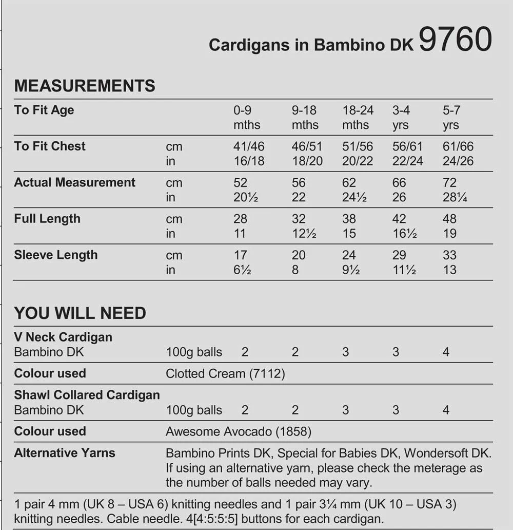 Cardigans in Stylecraft Bambino DK - Image 2