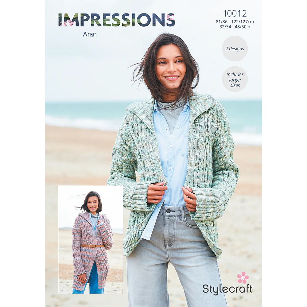 Jackets in Stylecraft Impressions Aran - Digital Version  10012