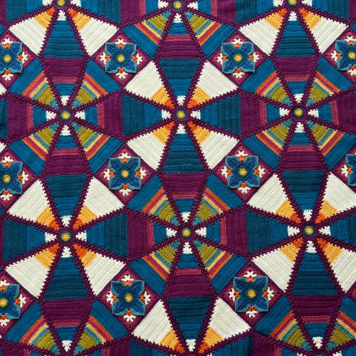 Janie Crow Royal Garden Blanket Pattern - Image 2