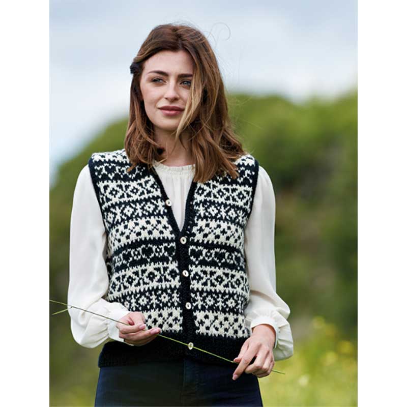 Jeanie Waistcoat and Cardigan in West Yorkshire Spinners The Croft Aran - Digital Version DBP0086 - Image 3
