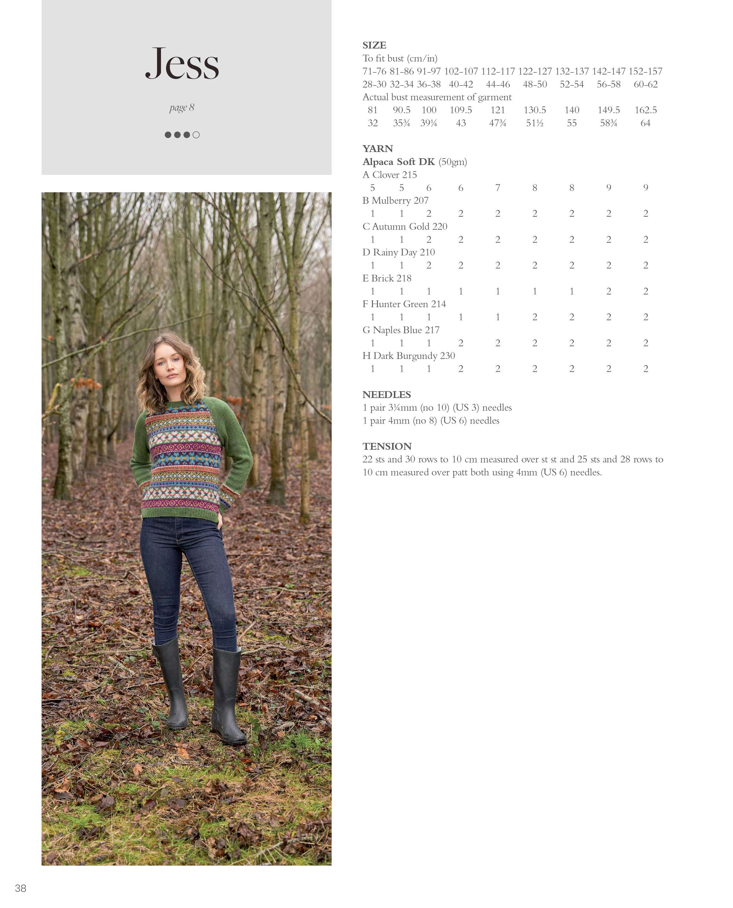 Jess Sweater in Rowan Alpaca Soft Dk - Digital Version ZB328-00006 - Image 2