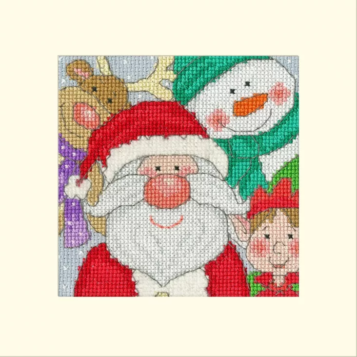 Jolly Times -  Bothy Threads Christmas Card Cross Stitch Kit