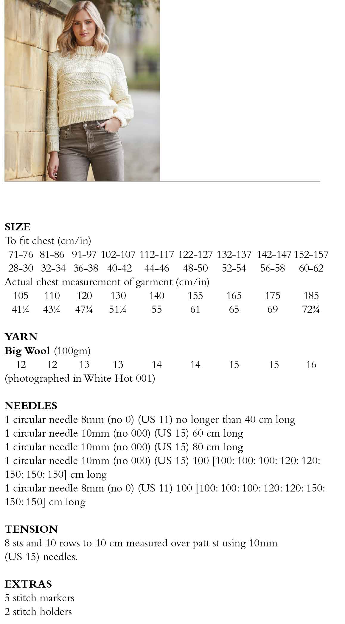 Jumper in Rowan Big Wool - Digital Version RTP008-00007 - Image 2