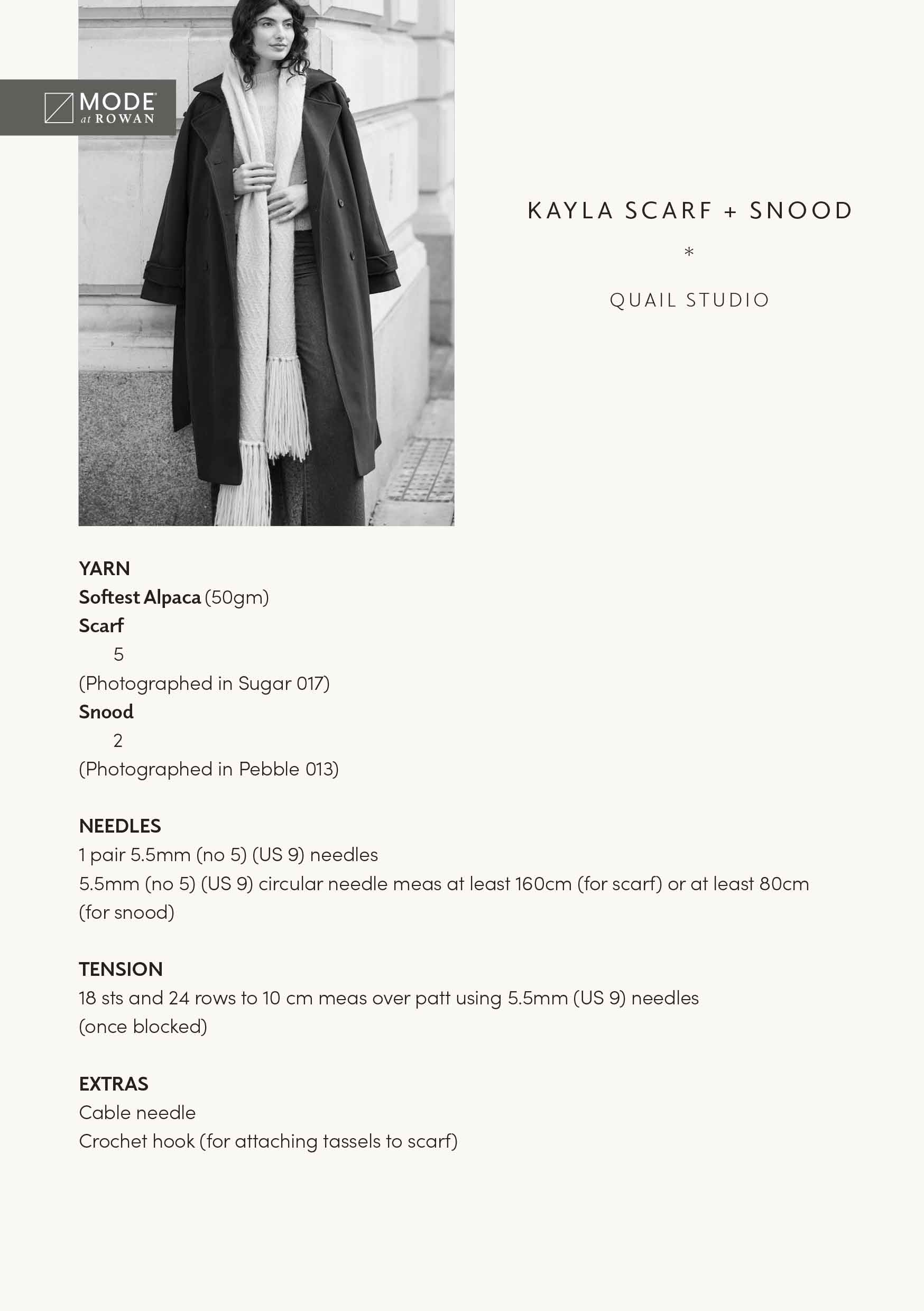 Kayla Snood & Scarf in Mode Softest Alpaca - Digital Version MIP73-M - Image 4